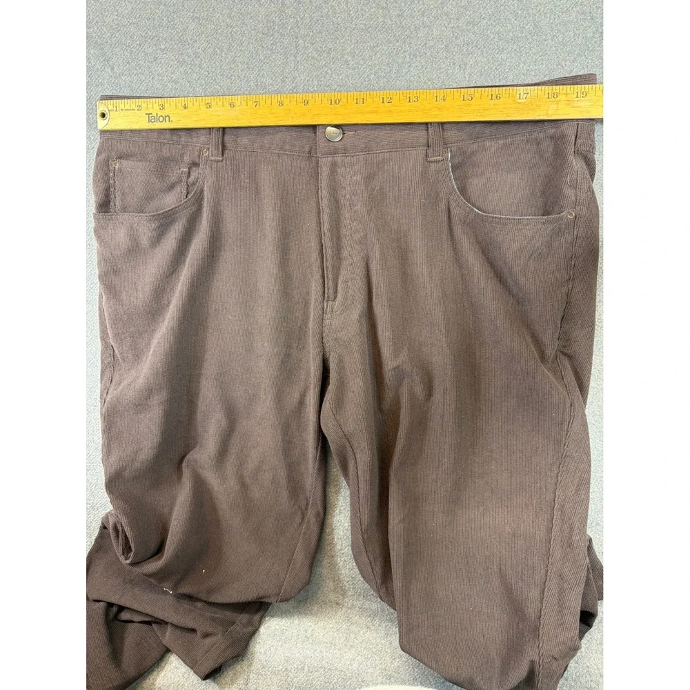Peter Millar Corduroy Pants Mens 39x‎ Brown Stretch 5-Pocket Straight Leg